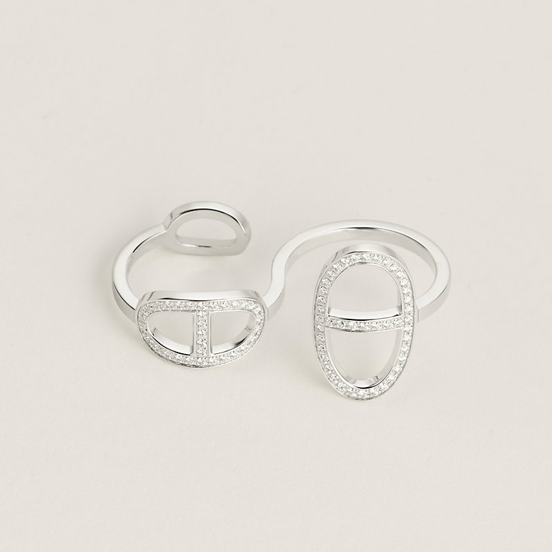 Chaine d'ancre Contour double ring | Hermès UK